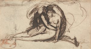 カラドンとアメリア（いわゆる） 作： George Romney